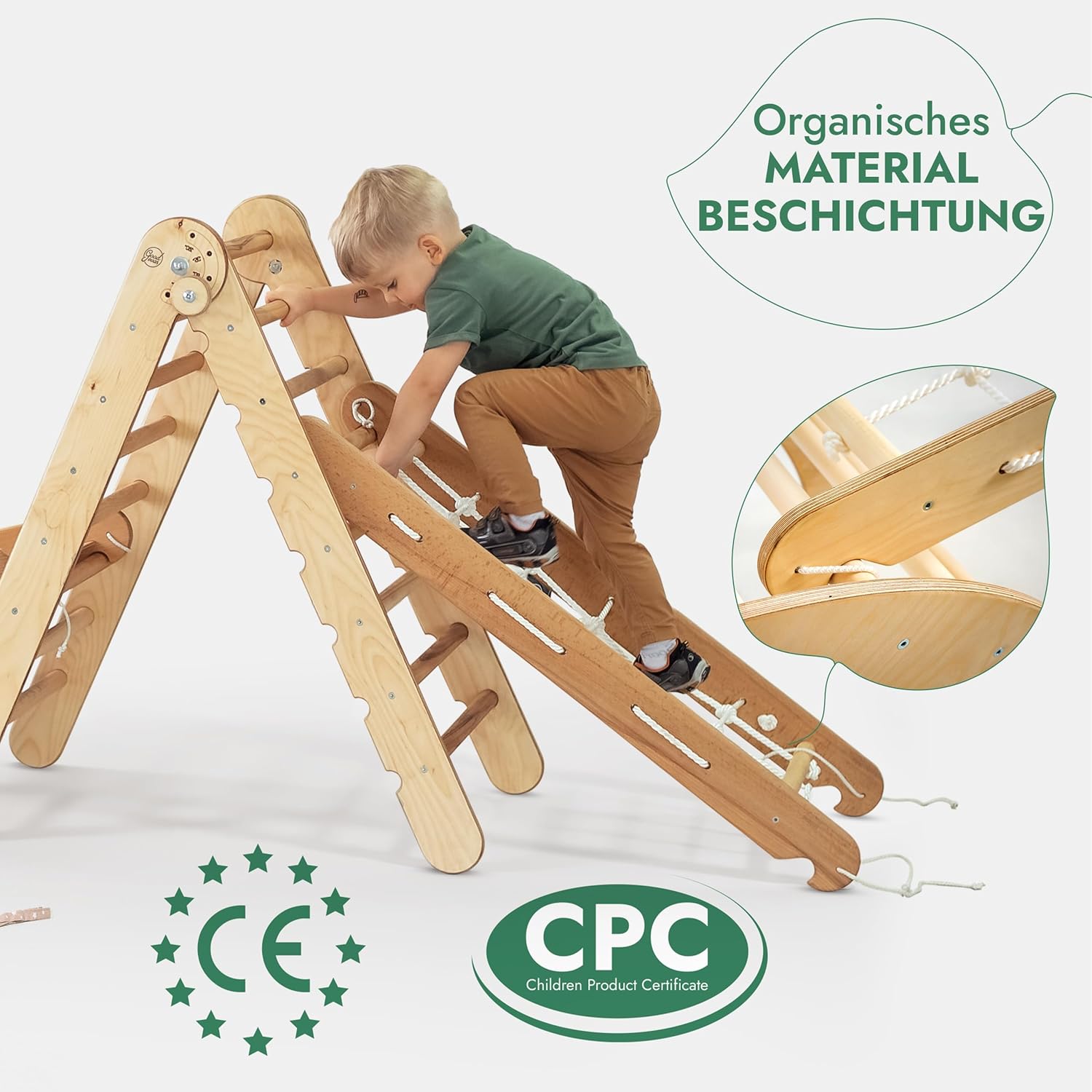 Premium Klettergerüst „Entdecker“ (5-in-1)