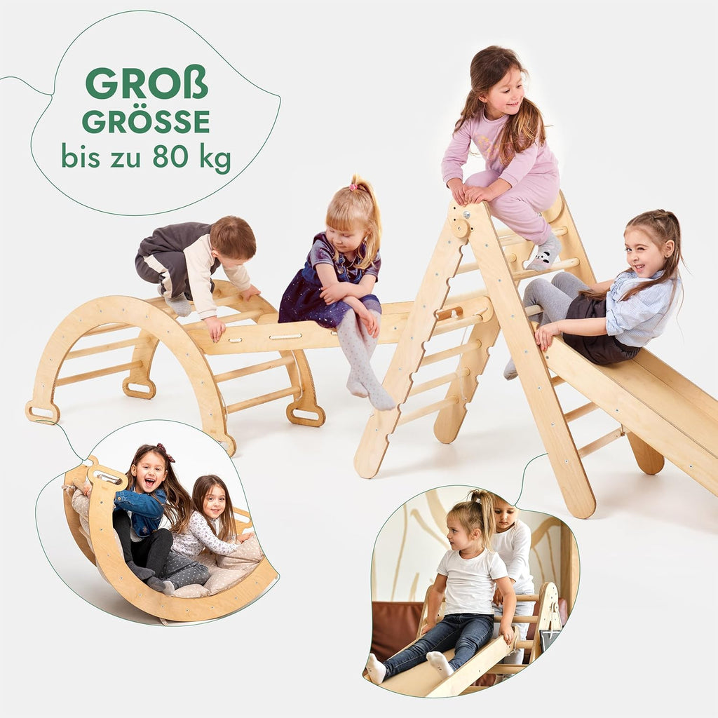 Premium Klettergerüst „Entdecker“ (5-in-1)