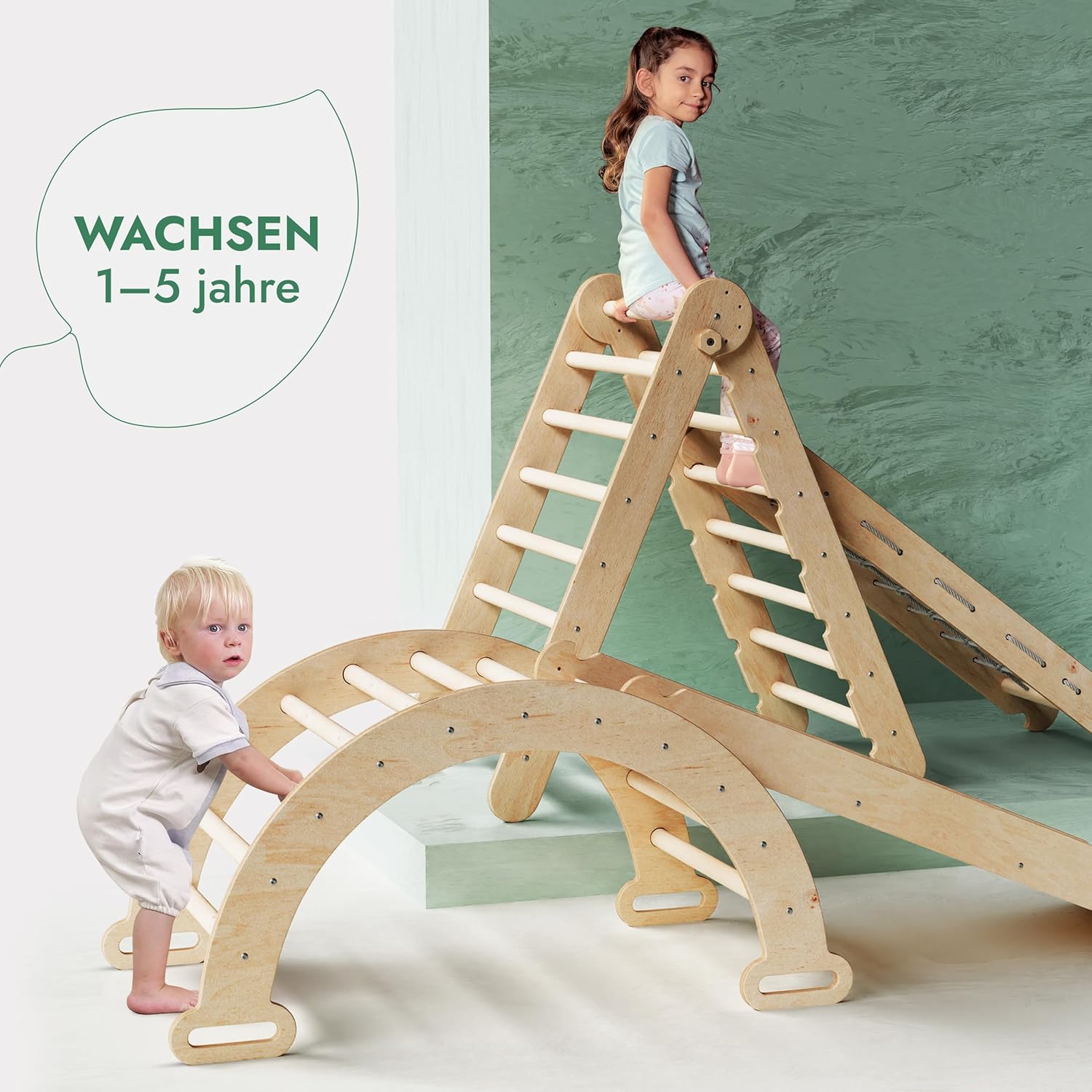 Premium Klettergerüst „Entdecker“ (5-in-1)