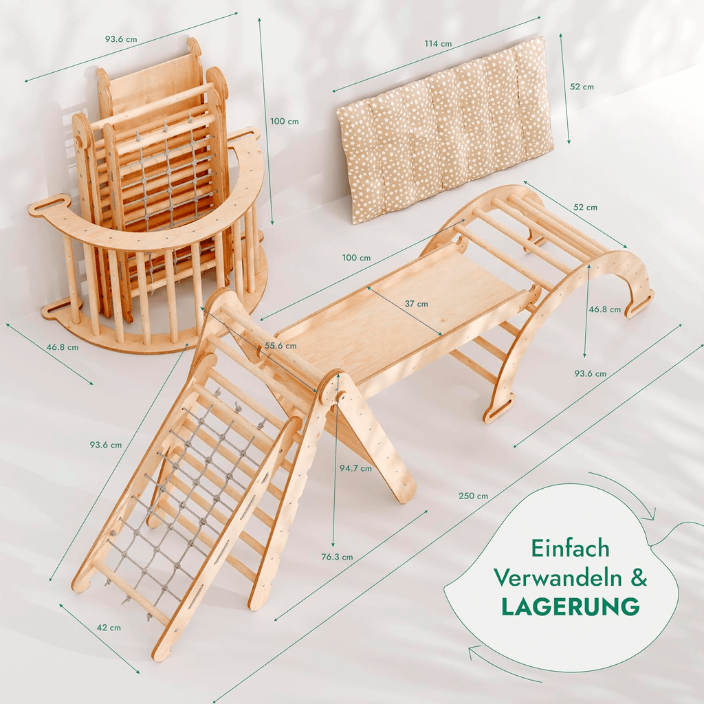 Premium Klettergerüst „Entdecker“ (5-in-1)