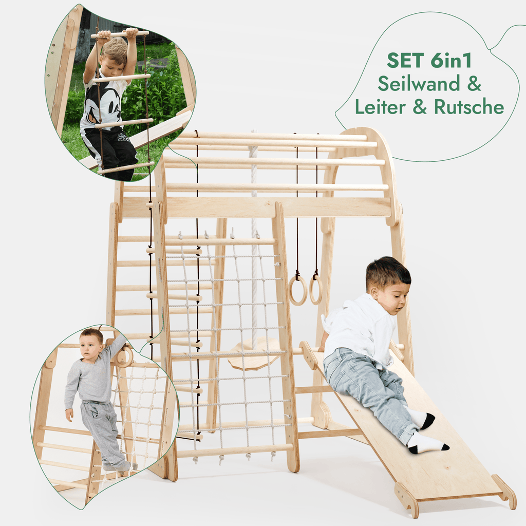 Indoor-Spielplatz „Gigant“ (6-in-1)