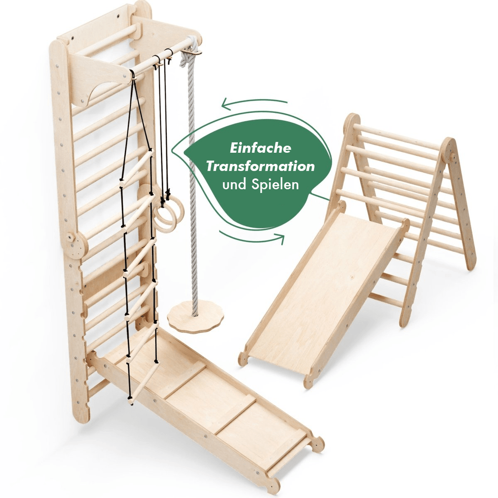 Massivholz-Turnwand „Athlet“ (6-in-1)
