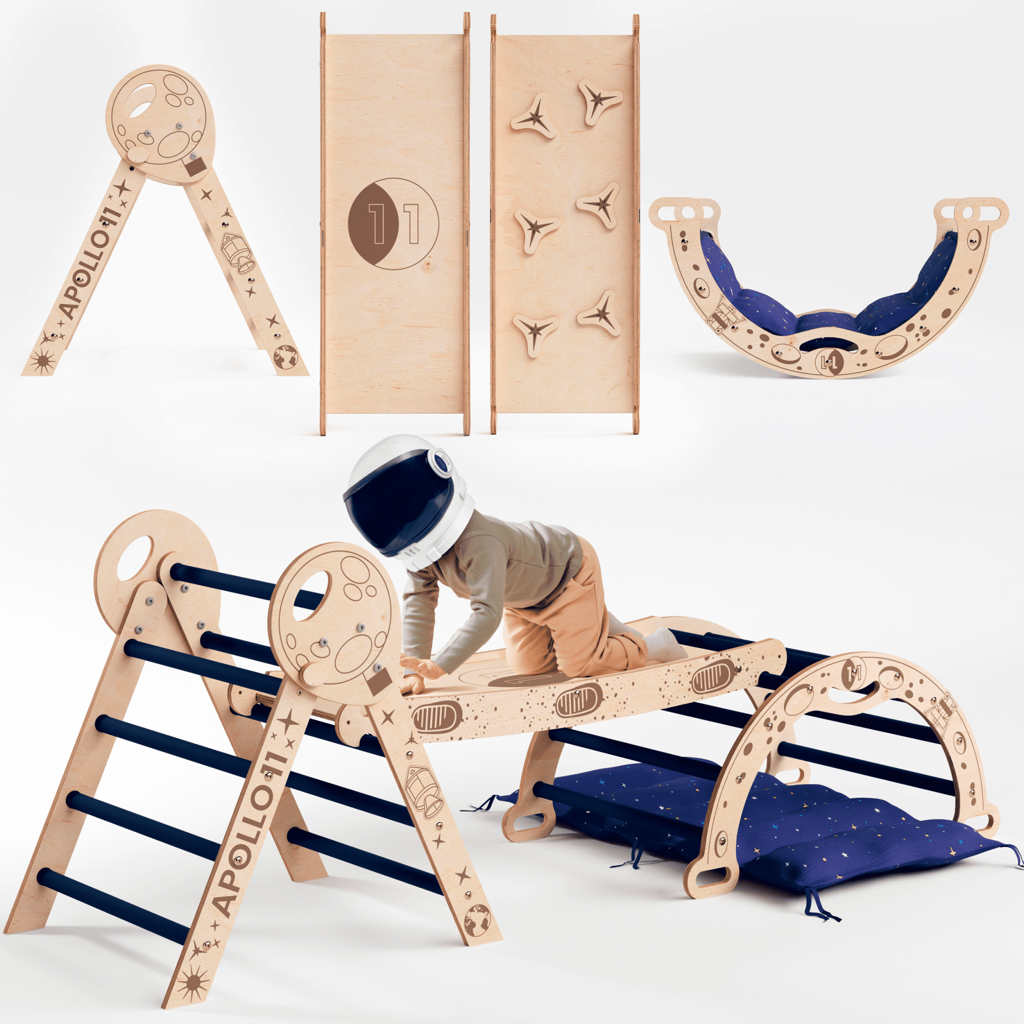 Montessori Kletterset „Apollo“ (4-in-1)