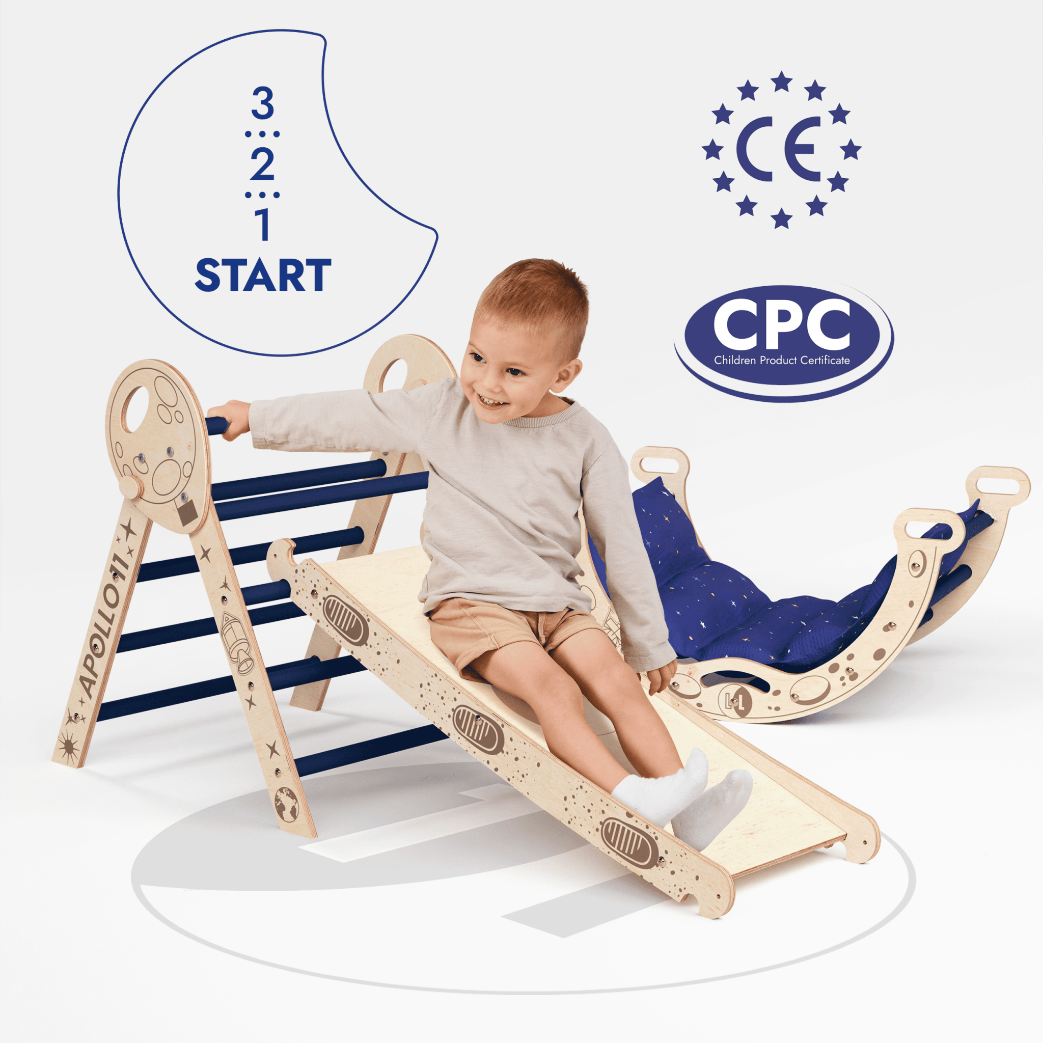 Montessori Kletterset „Apollo“ (4-in-1)
