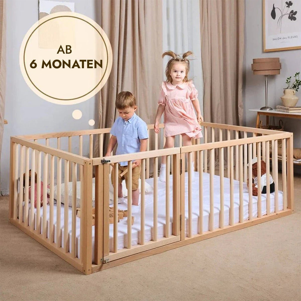 Montessori Bodenbett für Kinder und Kleinkinder ab 6 Monaten