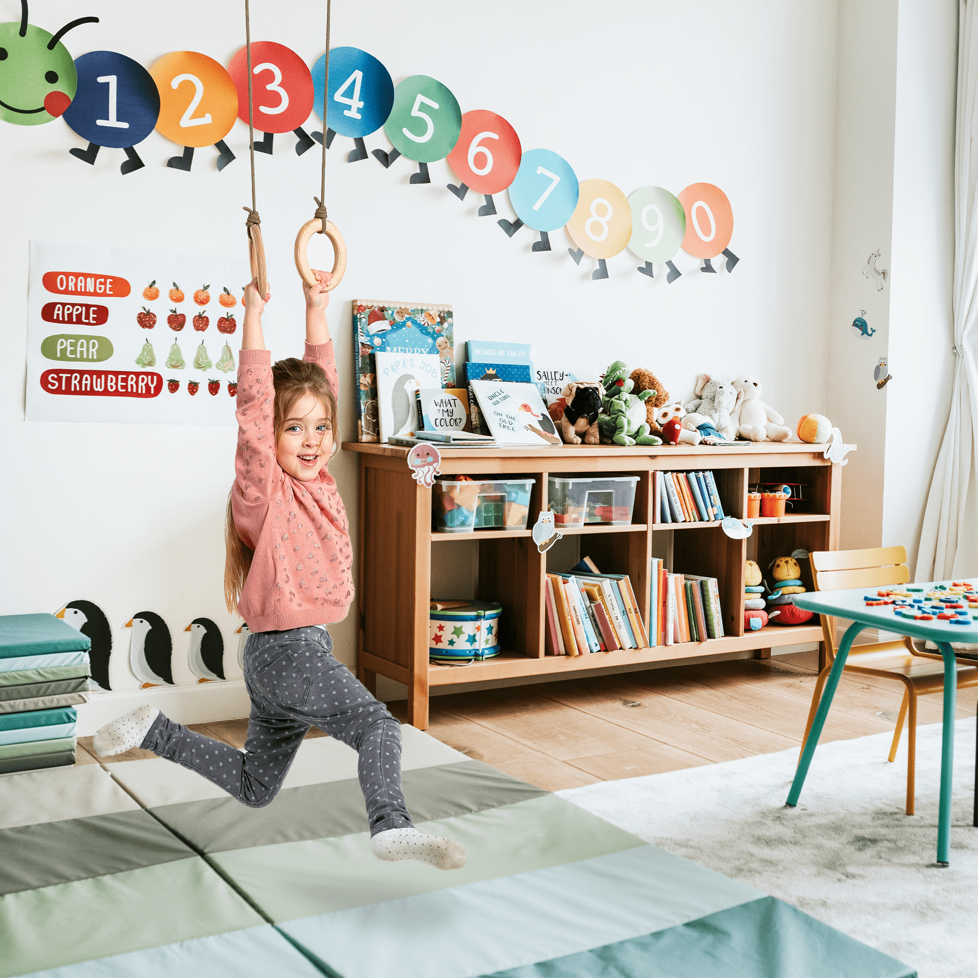 Indoor Schaukel- & Kletterset (3-teilig)